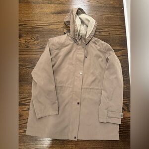 Liz Claiborne Tan Hooded Jacket